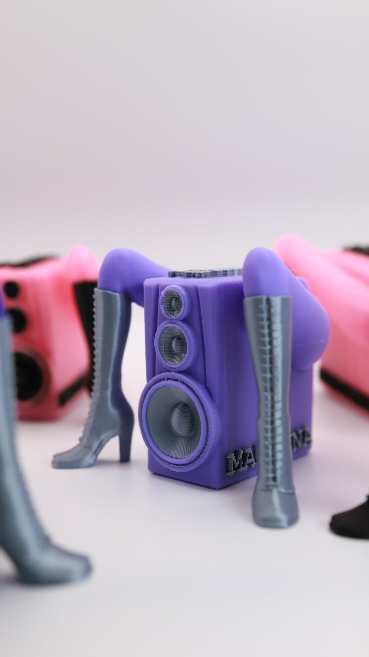 Walking Speaker - Dual Color Silver Boots
