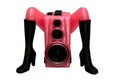 Walking Speaker - Dual Color Black Glitter Boots